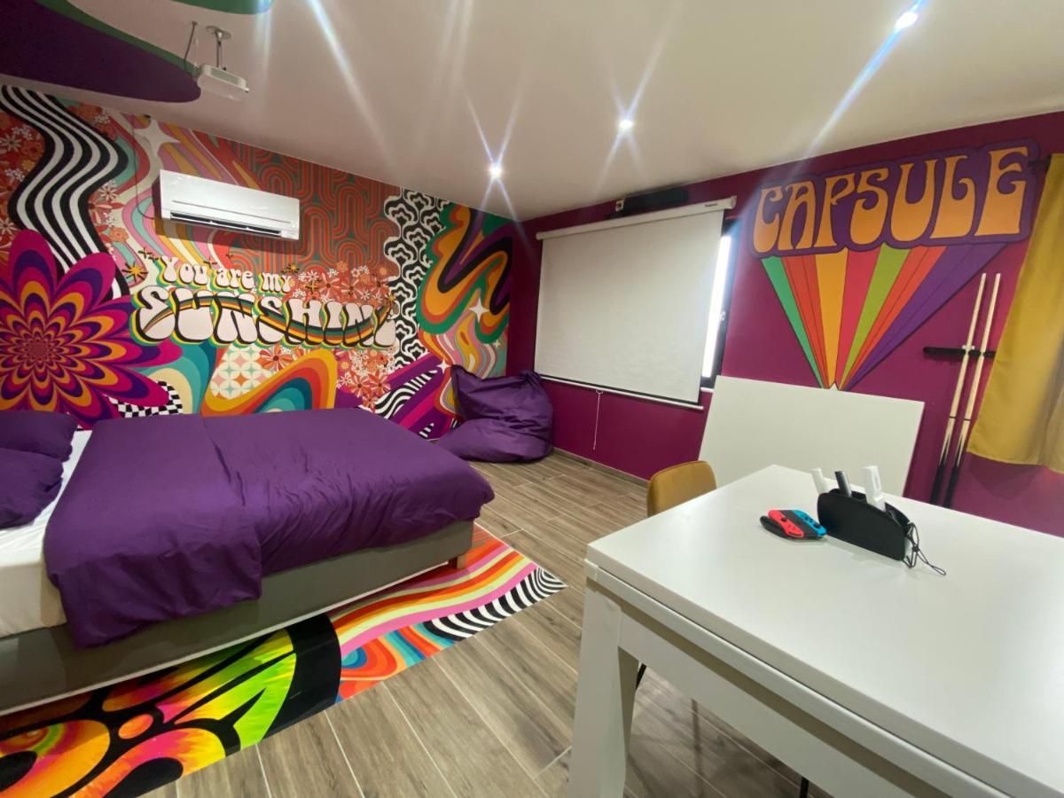 Capsule Groovy-Jacuzzi-Sauna-Billard-Netflix- Nintendo Switch & Jeux Mons Exterior foto